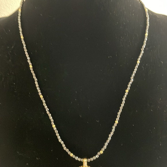Sterling silver chain choker set - Picture 3 of 7